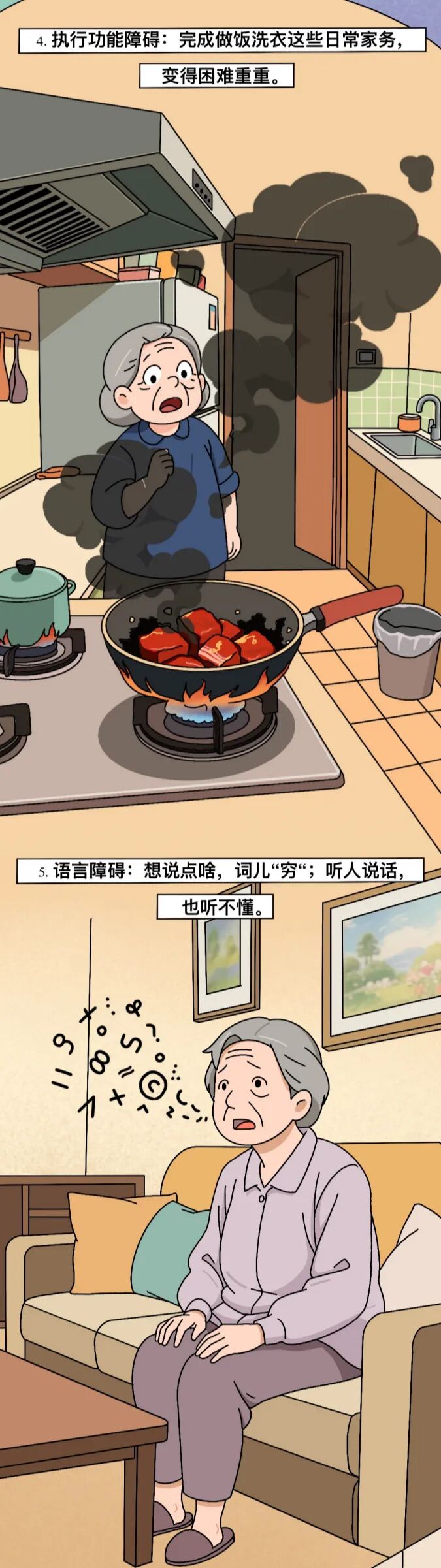 图文组一等奖《烧焦的红烧肉，敲响认知障碍的警钟》