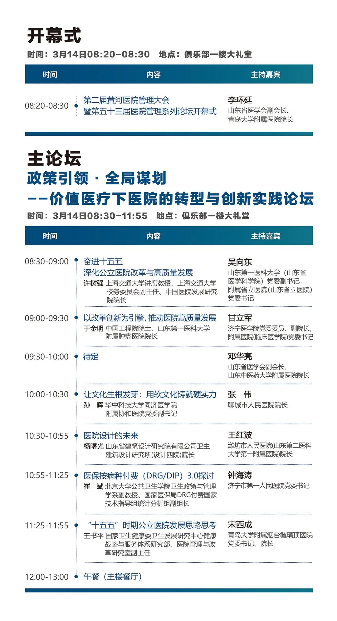 第二届黄河医院管理大会暨第五十三届医院管理系列论坛参会指南全解读