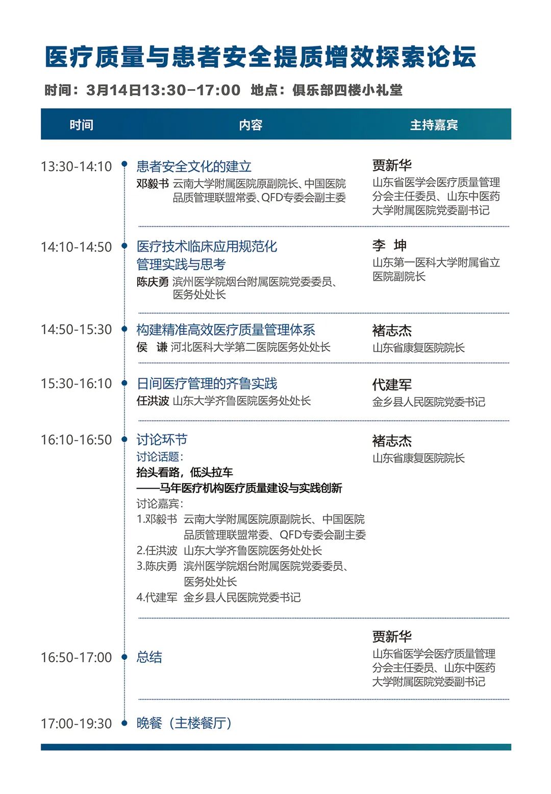 第二届黄河医院管理大会暨第五十三届医院管理系列论坛参会指南全解读