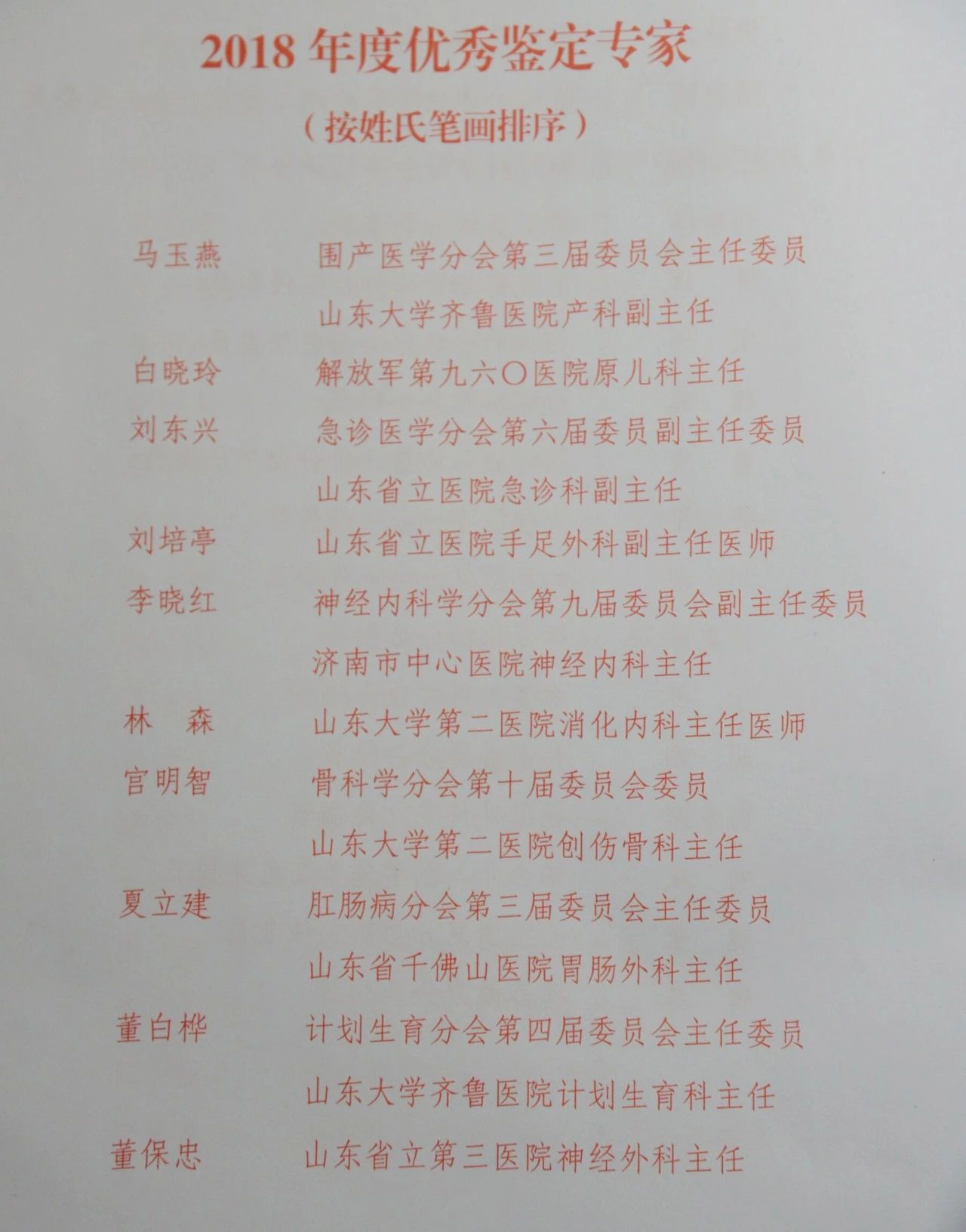 科研创新无止境 山东省医学会2018年度优秀学会工作者受表彰（内附名单）