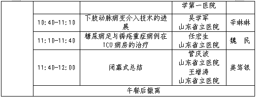 关于召开糖尿病足与慢性创面多学科联合委员会成立大会暨首期学术研讨会的通知