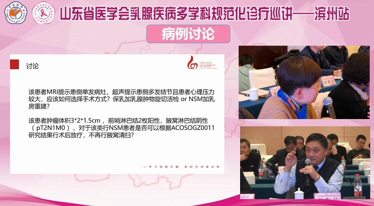 山东省医学会乳腺疾病多学科规范化诊疗巡讲——滨州站成功举行