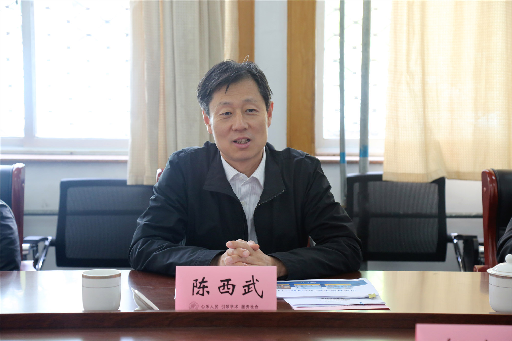 济南国际医学科学中心陈西武主任一行来省医学会考察交流